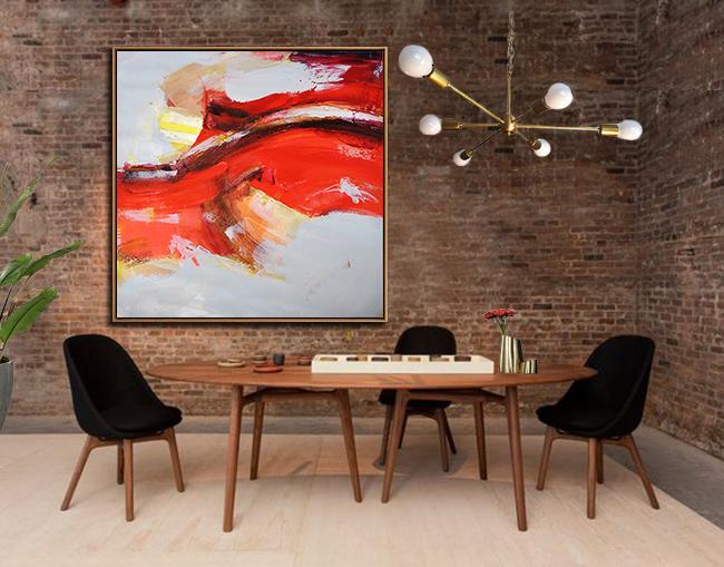 Palette Knife Contemporary Art #L28A - Click Image to Close